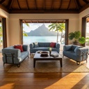 Nuku Hiva - Ensemble salon 5 places